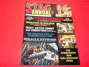 STAG magazine Annual #3 1966 MENS sleaze,girls,adult  