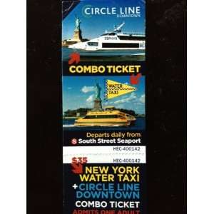   York City Water Taxi + Circle Line Downtown Ticket 