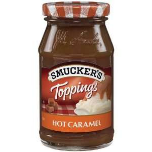 Smuckers Hot Caramel Topping 12oz (12 Grocery & Gourmet Food