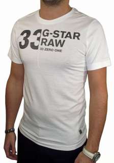 Star Raw Mens Nomad R T Shirt White  