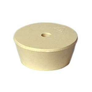  E.C. Kraus Size #10 Rubber Stopper Tan / Hole For Hobby 