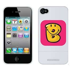  Smiley World Monogram B on Verizon iPhone 4 Case by 