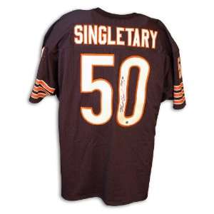 Mike Singletary Jersey   Blue Throwback HOF w98  Sports 