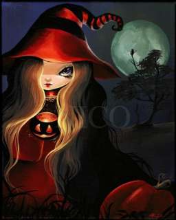 Witch Fantasy PRINT of painting art Nico  