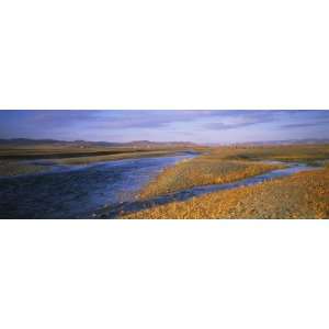 com River Flowing Through a Landscape, Uvurkhangai Aimag, Independent 