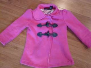 NEW CALVIN KLEIN GIRLS PINK COAT & SKINNY JEANS 3 PIECE SET OUTFIT 