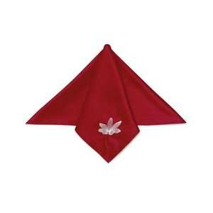  Mikasa Pure Red Red Embroidered Napkin
