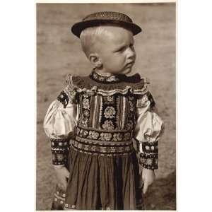  1953 Slovakian Boy Costume Kroje Dobra Niva Slovakia 