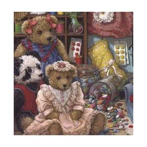   Bears, Canvas Transfer by Janet Kruskamp, 8x8