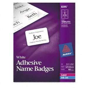  Self Adhesive Laser/Ink Jet Name Badge Labels Office 