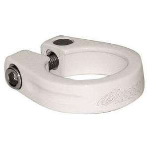  Gusset Clench seat clamp w/ bolt, 34.9mm white Sports 