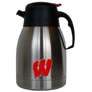  NCAA Wisconsin Badgers 1.5 Liter Coffee / Drink Carafe 