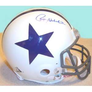 Roger Staubach Autographed Helmet 
