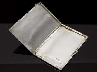   quality heavy Sterling Silver Cigarette Case in very good condition