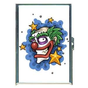 Clown Creepy Spacey Tattoo Art ID Holder, Cigarette Case 