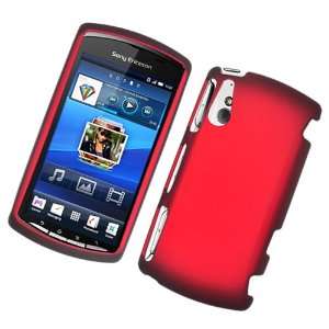  Red Rubberized Snap on Hard Skin Shell Protector Faceplate 