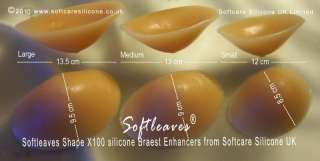 Softleaves Lightweight Silicone Breast Enhancers A   E  
