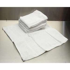  White Cotton Terry Towel Set   4 Pack