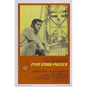 Five Easy Pieces (1970) 27 x 40 Movie Poster Style A 