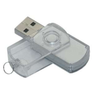  2GB Swivel USB Flash Drive   Silver Electronics
