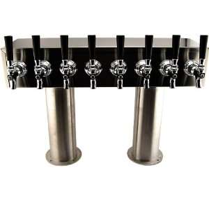 Stainless Steel Commercial Beer Dispenser H Tower 6 Faucet   19 Box