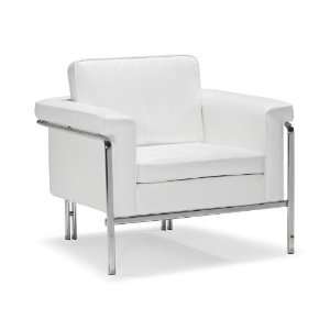 Zuo Singular Armchair, White