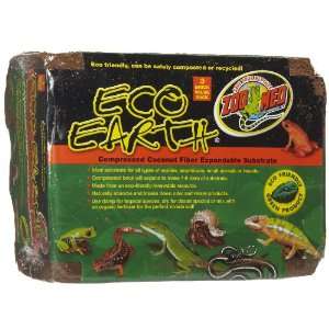  Zoo Med Eco Earth Compressed Coconut Fiber Substrate, 3 