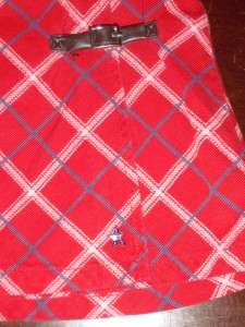 Girls TOMMY HILFIGER New Red Plaid SKIRT Wrap 18 24  