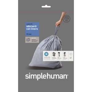  simplehuman code N custom fit odorsorb can liners   40 