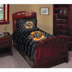   College Comforter Set   Oklahoma State University