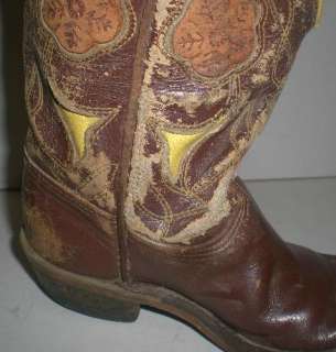 Vintage Childs Western Cowboy Acme Boots Sullivan  