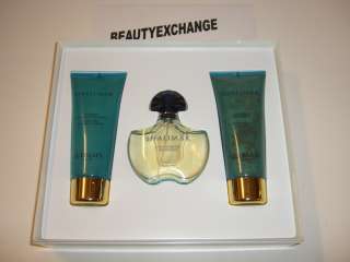   By Guerlain Perfume Spray Body Lotion Veil Shower Gel Gift Set  