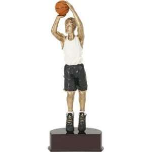 Basketball Male / Female Action Color Resin Award Trophy  