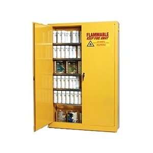 Combustible Cabinet, 60 gal EAGLE w/ 1 door self close, Yellow  