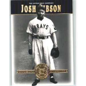  2001 Upper Deck Hall of Famers #32 Josh Gibson   Homestead 