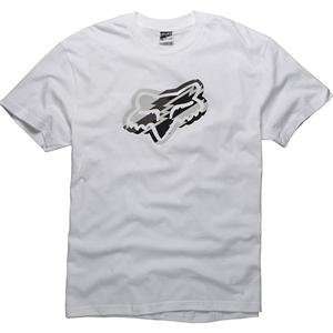  Fox Racing Pathfinder T Shirt   X Large/White Automotive