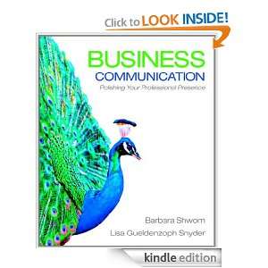 Business Communication Polishing Your Professional Presence Lisa 