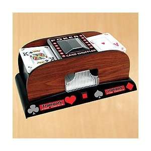  Trademark Poker Wooden 1 2 Deck Card Shuffler Sports 