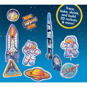 3D Shrinky Dinks   Space Toys & Games