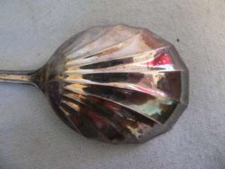 SHEFFIELD SILVER PLATE   BERRY SCALLOP SHELL SPOONS  