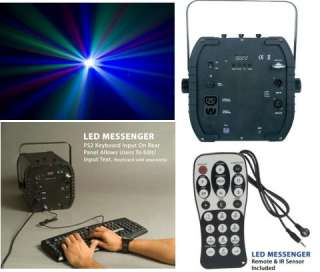 AMERICAN DJ LED MESSENGER DMX LOGO Message Projector 640282027595 