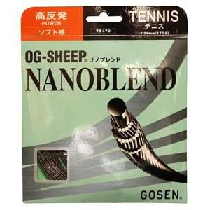 GOSEN Nanoblend Tennis Strings 17g 1.24mm  Sports 