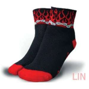  CHAINS AND FLAMES COOLMAX SOCKS