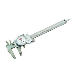 Standard Gage 00524011P Shockproof Dial Caliper, White Face, 0 6 