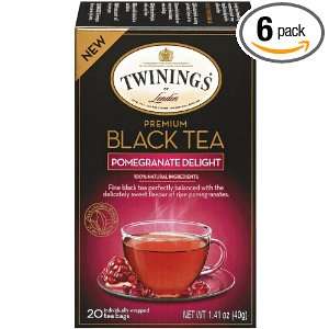 Twinings Pomegranate Delight, 1.41 Ounce Grocery & Gourmet Food