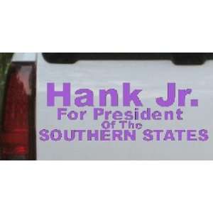 Purple 46in X 16.1in    Hank Jr For President Southern States Country 