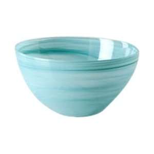  Shiraleah Small Turquoise Polished Alabaster Round Bowl 