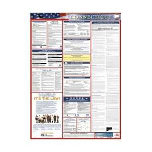  LLP CT   Labor LAW Poster, Connecticut, 39 x 27in