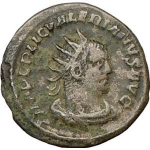 VALERIAN I 253AD Ancient Authentic Genuine Roman Coin ORIENT w wreath