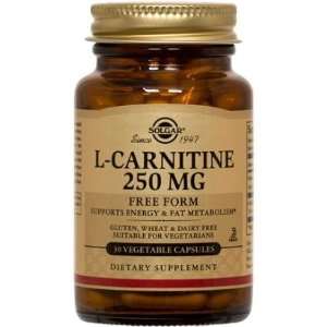  L Carnitine 250 mg 60 Vegetable Capsules Health 